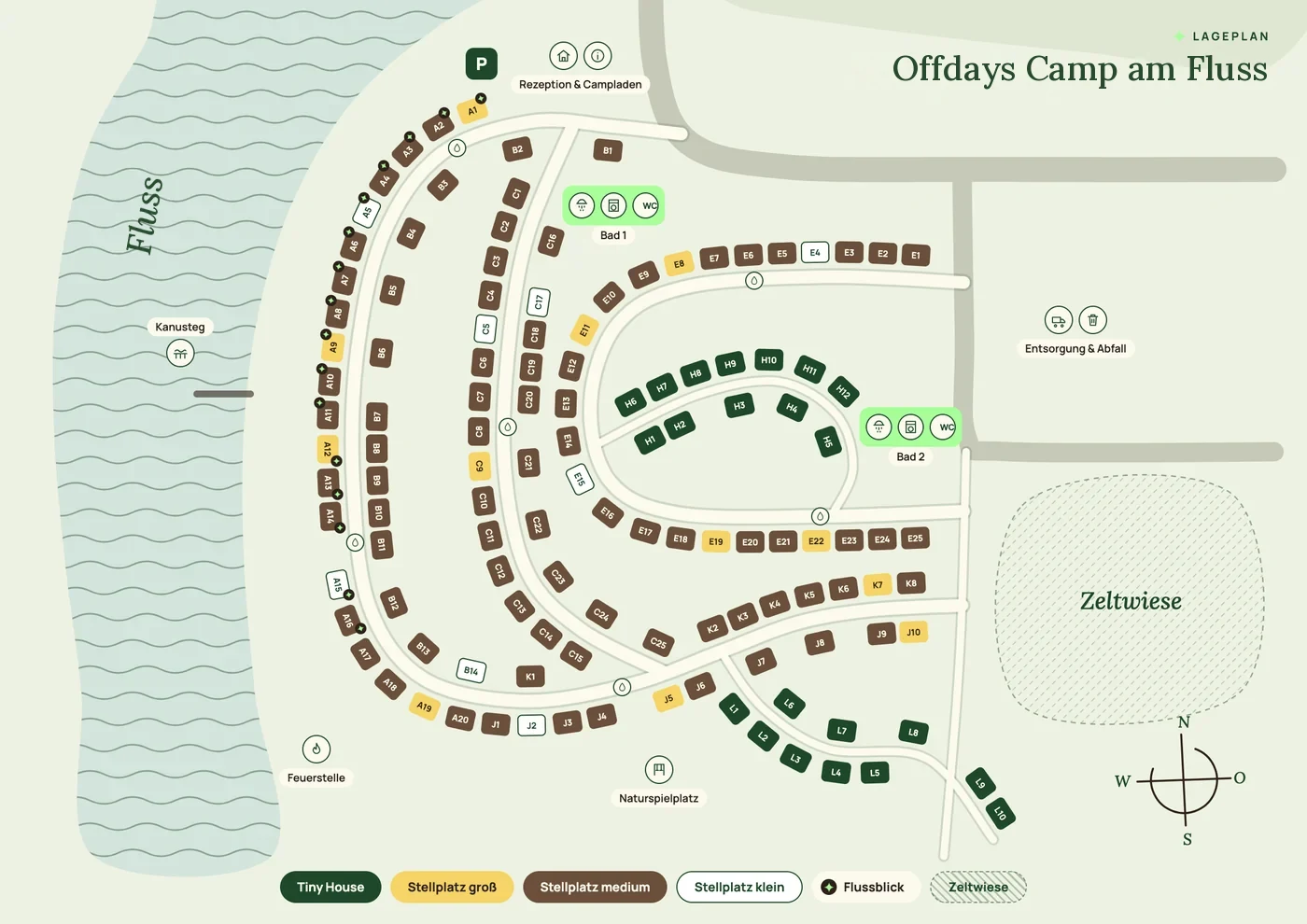 Lageplan Offdays Camp Rheinland-Pfalz
